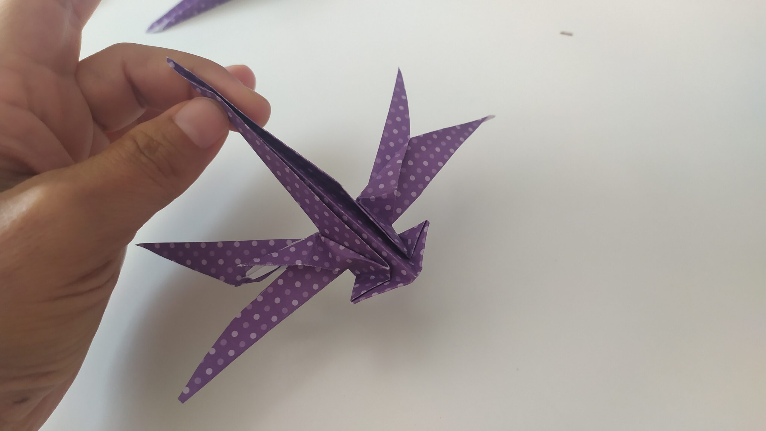 Libélula de Origami